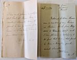 Thomas Wilson, Master at Sherborne School, Signed Testomonials for F Fraser 1889