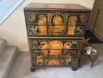 Mucha decoupage chest of draws