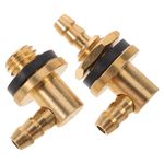 Universal Golden Alloy 90 Degree Fuel Tank Fitting Durable for Rc Model Engines