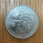 1981 Great Britain 25 New Pence Commemorative Coin Charles & Diana Elizabeth II