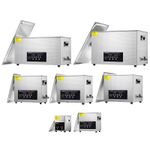 CREWORKS 2/3/6/10/15/22/30L Ultrasonic Jewelry Cleaner with Timer & Heater