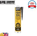 Upol Tiger Seal PU Adhesive Sealant black  Tigerseal Polyurethane Tube 310ML