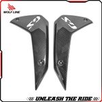 WOLFLINE Radiator Side Guard For BMW R1300GS 2024-2026 Cover Carbon Fiber Look