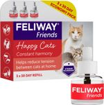 Feliway Friends Refill 3 x 48ml Cat Calming Diffuser Multi Cat Pack Vet New UK