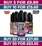 Doozy Vape & Seriously Nic Salt 10ml E Liquid 10mg/20mg - 50/50 VG/PG Vape Juice