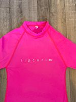 RIP CURL Pink Long Sleeve Rash Vest Wetsuit for Children Size 8