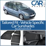 Peugeot 307 SW Estate 03-08 UV CAR SHADES WINDOW SUN BLINDS PRIVACY GLASS TINT