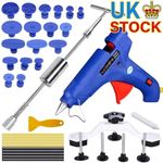 38pcs Car Paintless Dent Removal Kit Slide Hammer Repair PDR Glue Gun Puller Tab