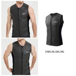 Wetsuit Top with Zipper, Diving Vest, Swimsuit, Sleeveless