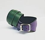 LEATHER One STRAP Wrist Band Brace Support Gym Weight Lifting Wrap All Colours