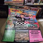 Dean V Kruse 5000 Car Auction Retro Poster From 1957 to 1987 Vintage Advert