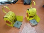 Vintage Roadside Safety Lights X2 Complete