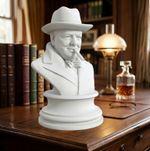Winston Churchill Bust - British Leader Collectable Statue Unique Gift-15cm Tall