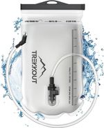 TREKKOUT Hydration Bladder | 2L Water Bladder with BPA-Free Food-Grade TPU Hydra