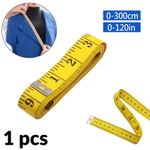 1 x Body Measuring Tape Fabric Dressmakers Tailor Sewing Seamstress Diet Ruler