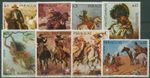 Paraguay 1976 Bicentennial USA Painting Wild West 2853/60 MNH