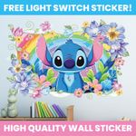 STITCH WALL STICKER ANY NAME DECAL LILO & STITCH DECOR KIDS BEDROOM DECORATION