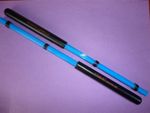 BLUE NYLON HOT RODS Excellent Value Stewart Brushes UK Drum Brushes Sticks