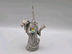 Vtg 1988 Ray Lamb Perth Pewter Wizard Spellbook Dragon Crystals Partners #FA67
