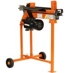 5 Ton Electric Log Splitter with Stand, Work Bench & Safety Guard – FM8T-TC
