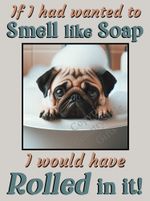 Pug Pet Dog Funny Flexible Fridge Magnet Christmas Gift