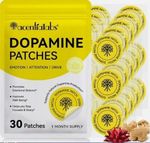 30 Dopamine Patches Mood Support Positivity Mental Wellness Focus Motivation