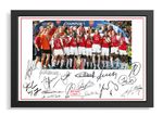 (226)  arsenal invincibles signed Memorabilia  framed unframed photograph