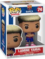 BARCELONA FC  LAMINE YAMAL 3.75" POP FOOTBALL VINYL FIGURE FUNKO 74 BARCA NEW