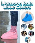 Reusable Waterproof Rain Shoe Covers Silicone Overshoes Boot Cover Protector UK