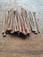 50 Antique 1889 Floor clasp cut iron Nails,2.5" long, old new stock