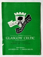 Gala Fairydean v Celtic - Fairydean Challenge Match - 4th September 1989