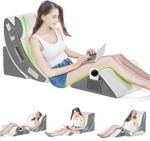 4Pcs Orthopedic Bed Wedge Pillow Set, Incline Wedge Pillow for Post Surgery Back