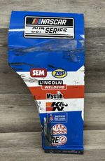 NASCAR #38 Zane Smith 2025 Darlington Race Used Contingency Panel FRM