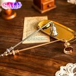Stainless Steel Candle Extinguisher Bell Candle Snuffer with Long Handle UK**