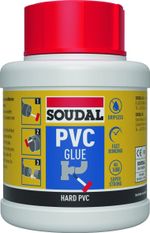 Soudal PVC Solvent Cement Adhesive Glue 250ml 168544 Pipe Fittings