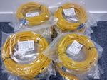 25m LC To LC Duplex OS2 Singlemode Yellow Fibre Optic Patch Cable