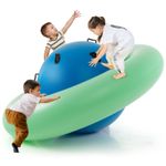 Inflatable Dome Rocker Bouncer 227cm Roll Tilt Climb & Bounce Space Ship Toy