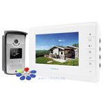 HOMSECUR 7’’ LCD Video Door Entry Intercom with HD Camera Colour Night Vision