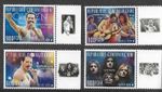 Queen Stamps set  Freddie Mercury Rock Music Pop Band mnh 2020