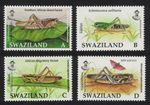 Swaziland Locusts and Grasshoppers Letters 4v 2012 MNH SG#809-812