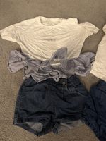Next Baby Girls Bundle 12-18 Months Happy Tee Top Denim Shorts