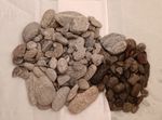 SHINY SMALL STONES/ROCKS MANGANOCALCITE FROM AEGEAN SEA 