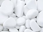 Sparkly Extra White Marble Garden Stones Decorative Pebbles 60-100mm