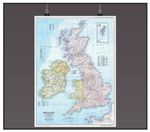 Map of Great Britain GB Large Poster Art Print Gift - A0 A1 A2 A3 A4 A5 + More