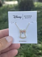 Disney Parks 2026 WDW Kendra Scott Ghost Necklace Mickey Ghost New