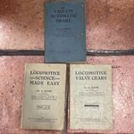 C1920s A Oliver Locomotive Science, Valve Gears, Vacuum Auto Brake Books & supps