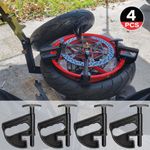 4pc Car Tyre Changing Changer Bead Clamp Drop Center Tool Wheel Rim Clamp Tools