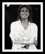 Michael Jackson Autograph Signed & Framed Photo