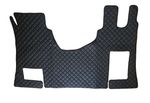 # Black Anti Slip Eco Leather Floor Mats for Mercedes Actros MP4 Automatic RHD