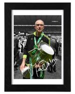 Martin O’Neil Signed Autograph PHOTO Pre Print 6x4/A4/ Framed Celtic Fc Champion